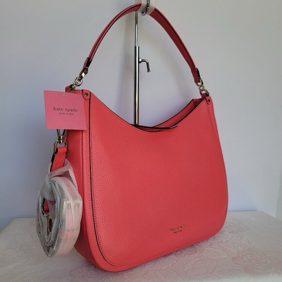 Kate Spade New York Roulette Pebble Leather Hobo/Shoulder/Crossbody - Picture 1 of 2